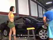 Latin hottie in the garage of lust 