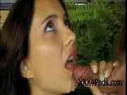 Teen patricia gets seduced and gives a blowjob 