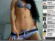 Sexy latina teen showing on webcam 