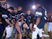 Sexy cheerleader kimberly franklin is fucked by the entire f